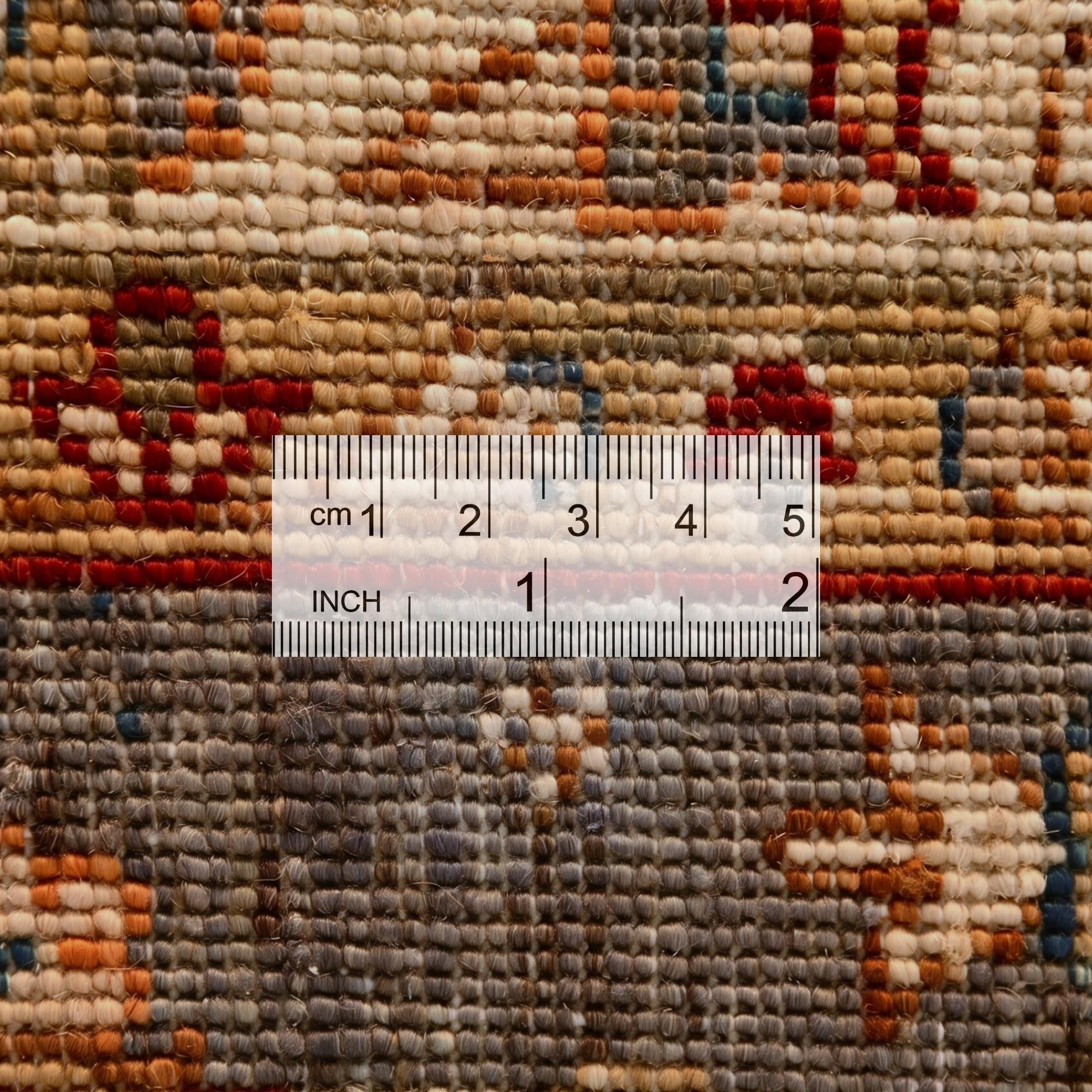 2' 8 x 8' 3 Hand Knotted Ziegler Runner Rug