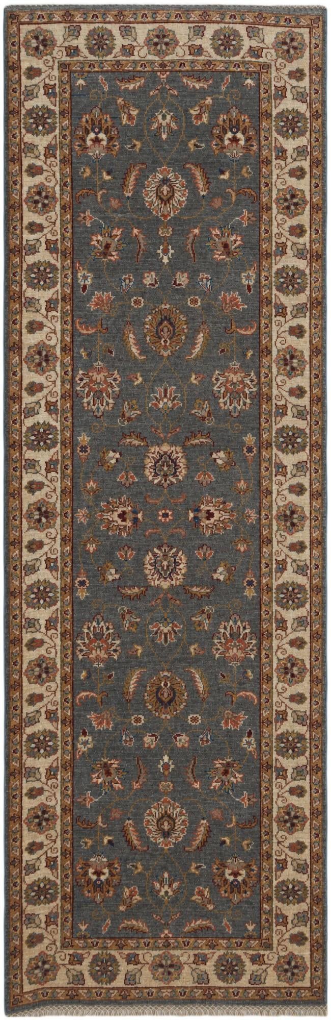 2' 8 x 8' 3 Hand Knotted Ziegler Runner Rug