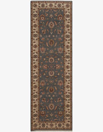 2' 8 x 8' 3 Hand Knotted Ziegler Runner Rug