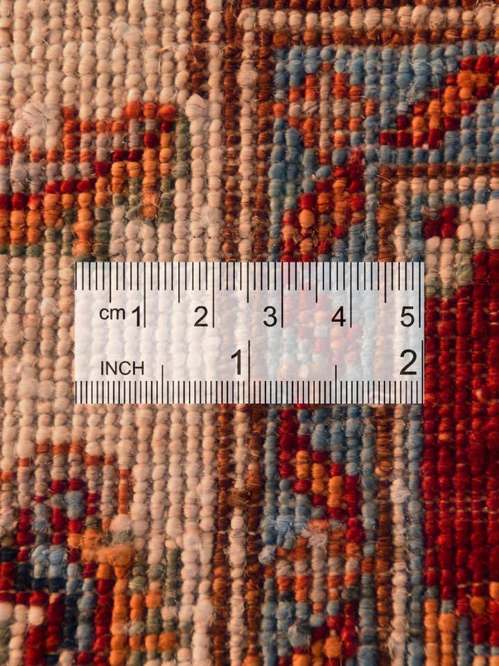 2' 8 x 8' 7 Hand Knotted Ziegler Runner Rug