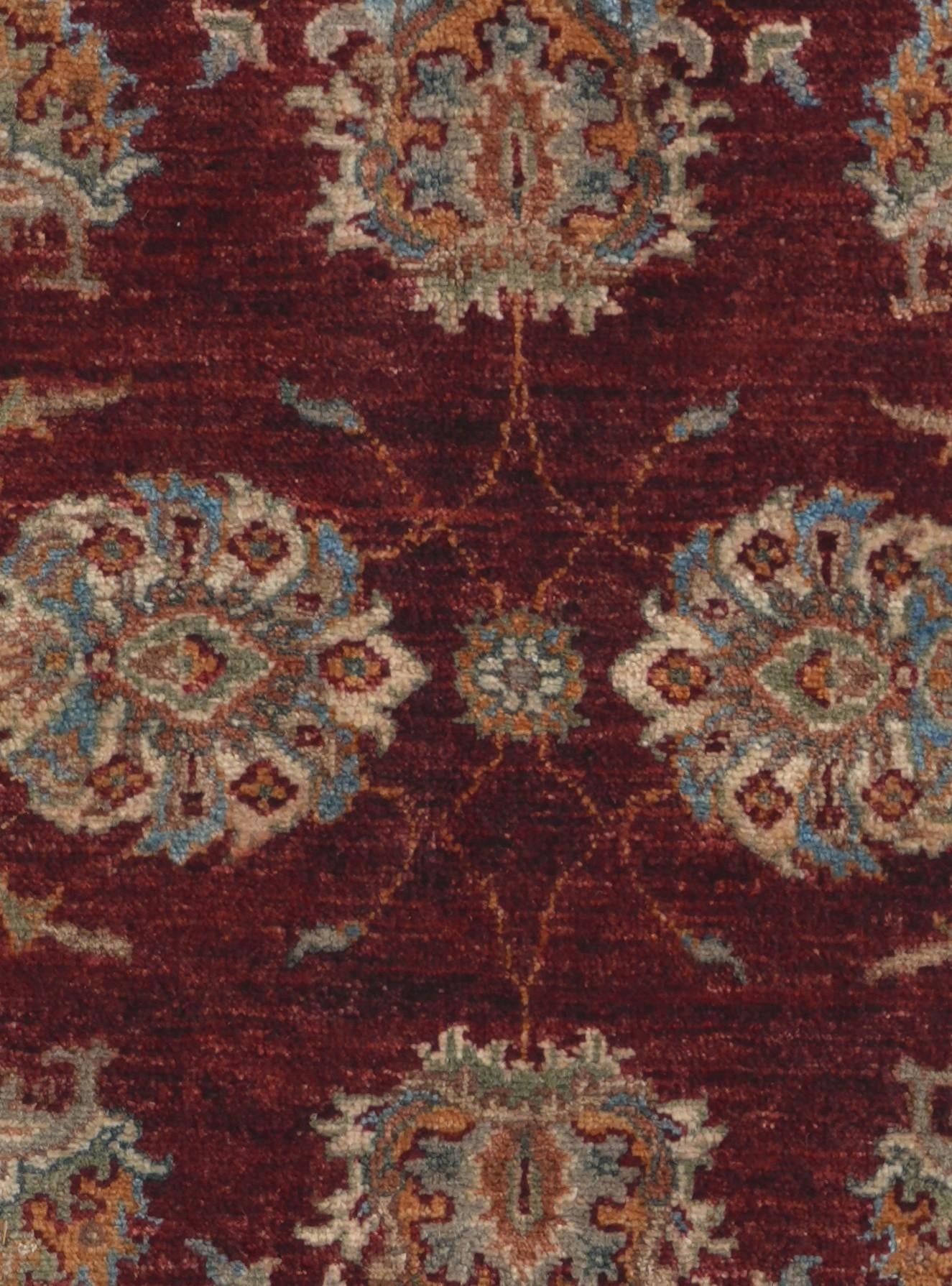 2' 8 x 8' 7 Hand Knotted Ziegler Runner Rug