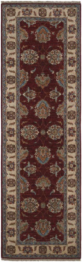 2' 8 x 8' 7 Hand Knotted Ziegler Runner Rug