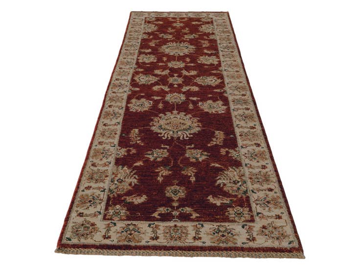 Detail image of 2' 7 x 8' 5 Hand Knotted Ziegler Runner Rug