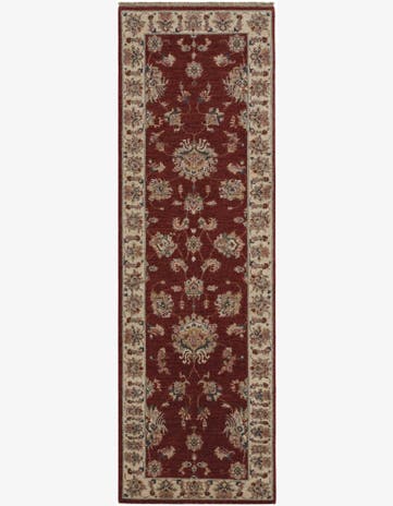 2' 9 x 8' 6 Hand Knotted Ziegler Runner Rug