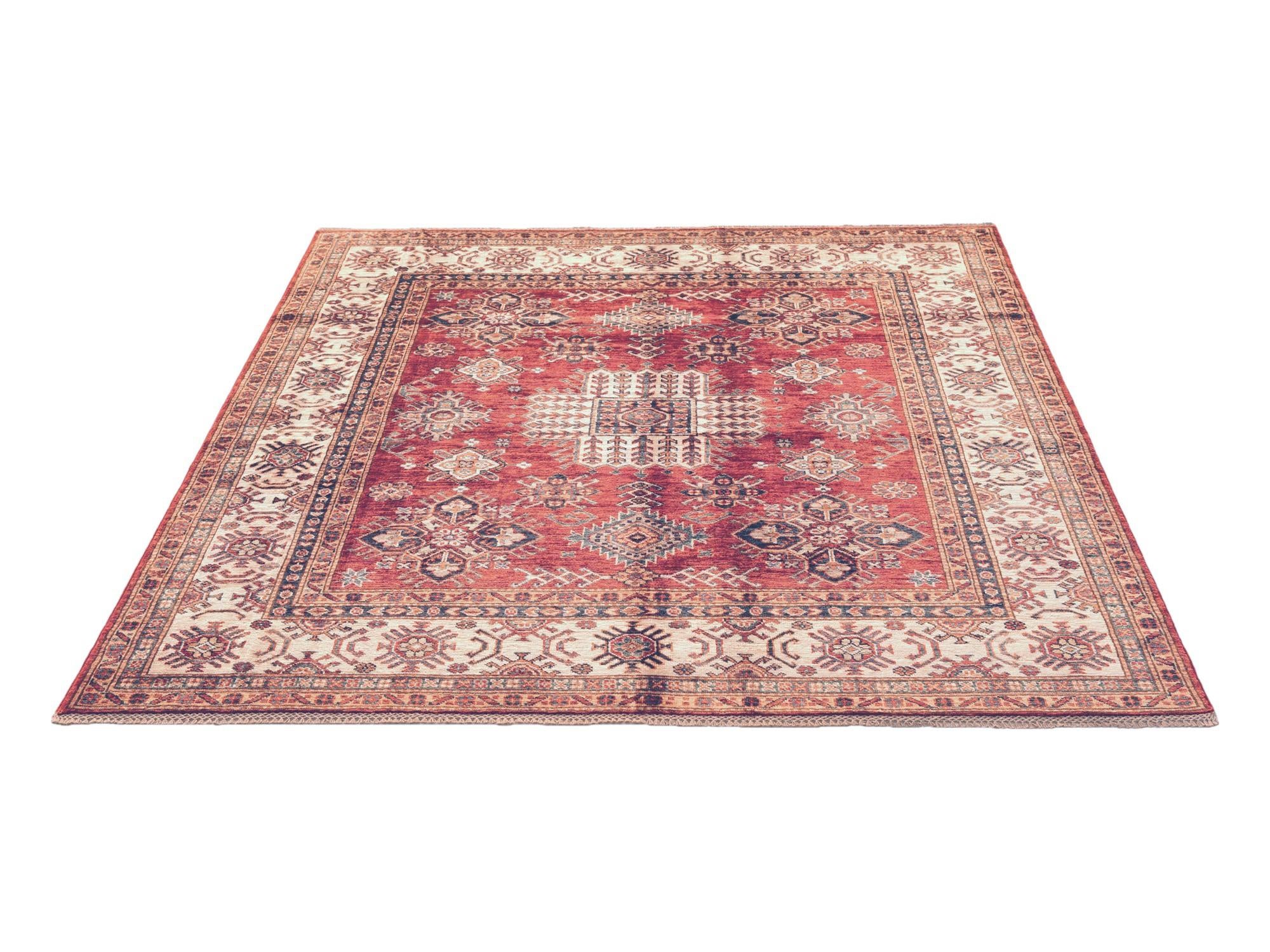 185cm x 190cm anudado a mano Kazak Alfombra Cuadrado