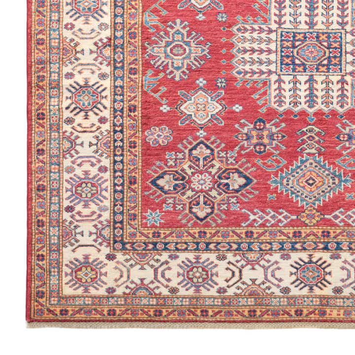 6' 1 x 6' 3 Hand Knotted Kazak Square Rug