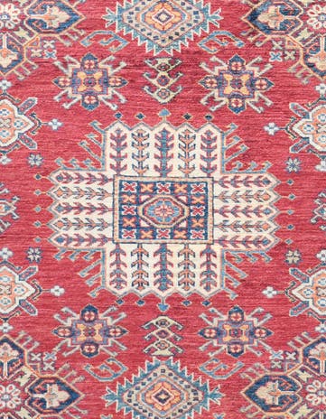 6' 1 x 6' 3 Hand Knotted Kazak Square Rug