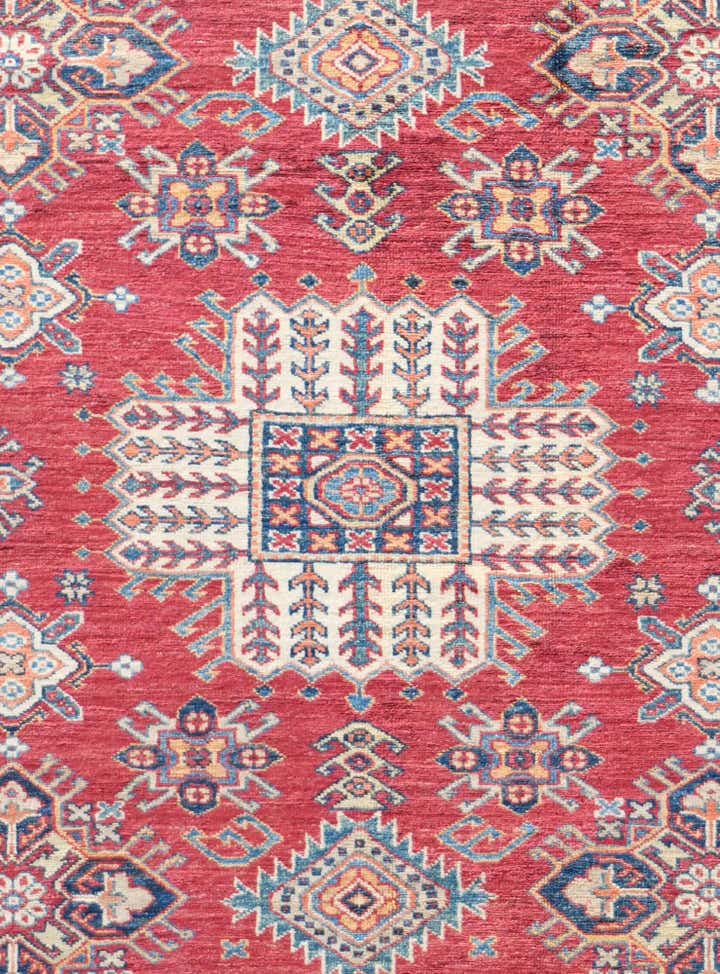 6' 1 x 6' 3 Hand Knotted Kazak Square Rug