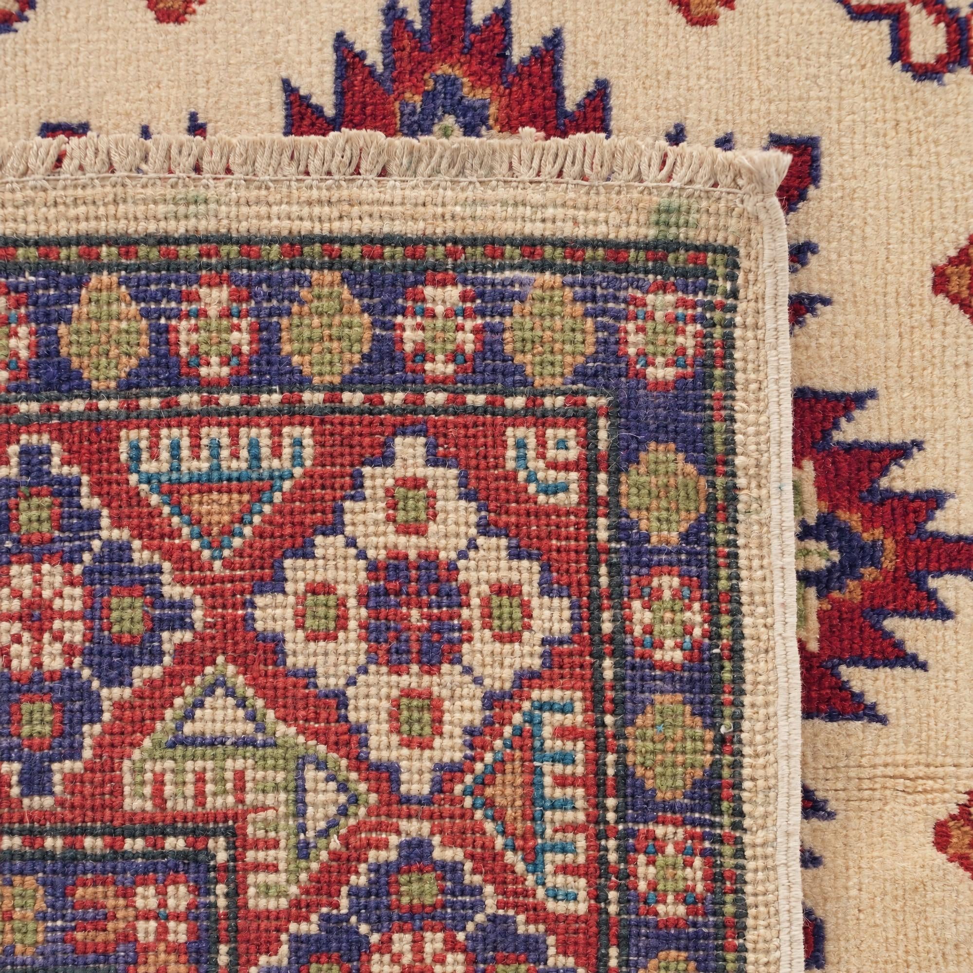 150cm x 150cm Handgeknüpft Kazak Quadrat Teppich