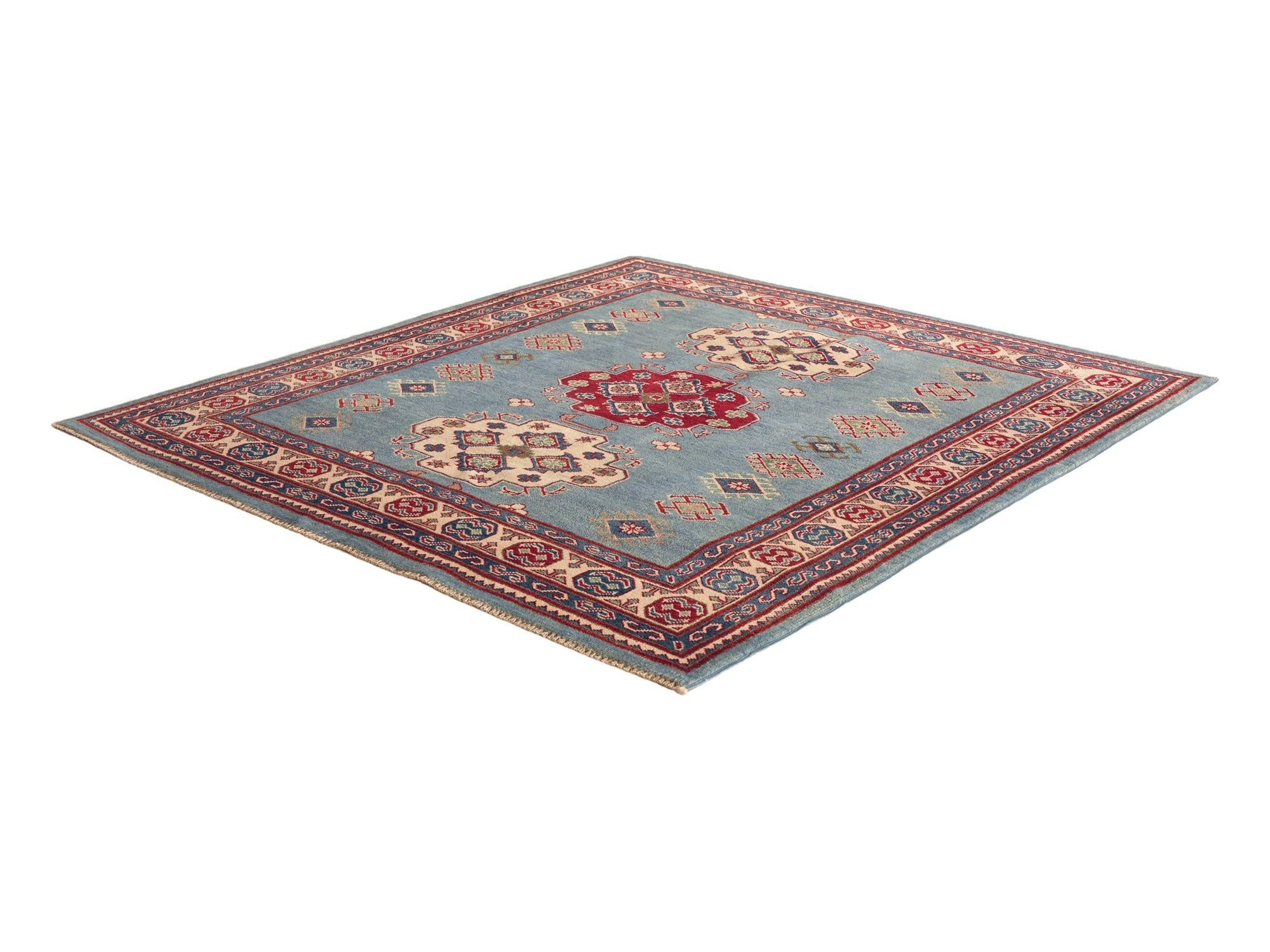 Detail image 4 of 10: 5' 3 x 5' 10 Hand Knotted Kazak Square Rug