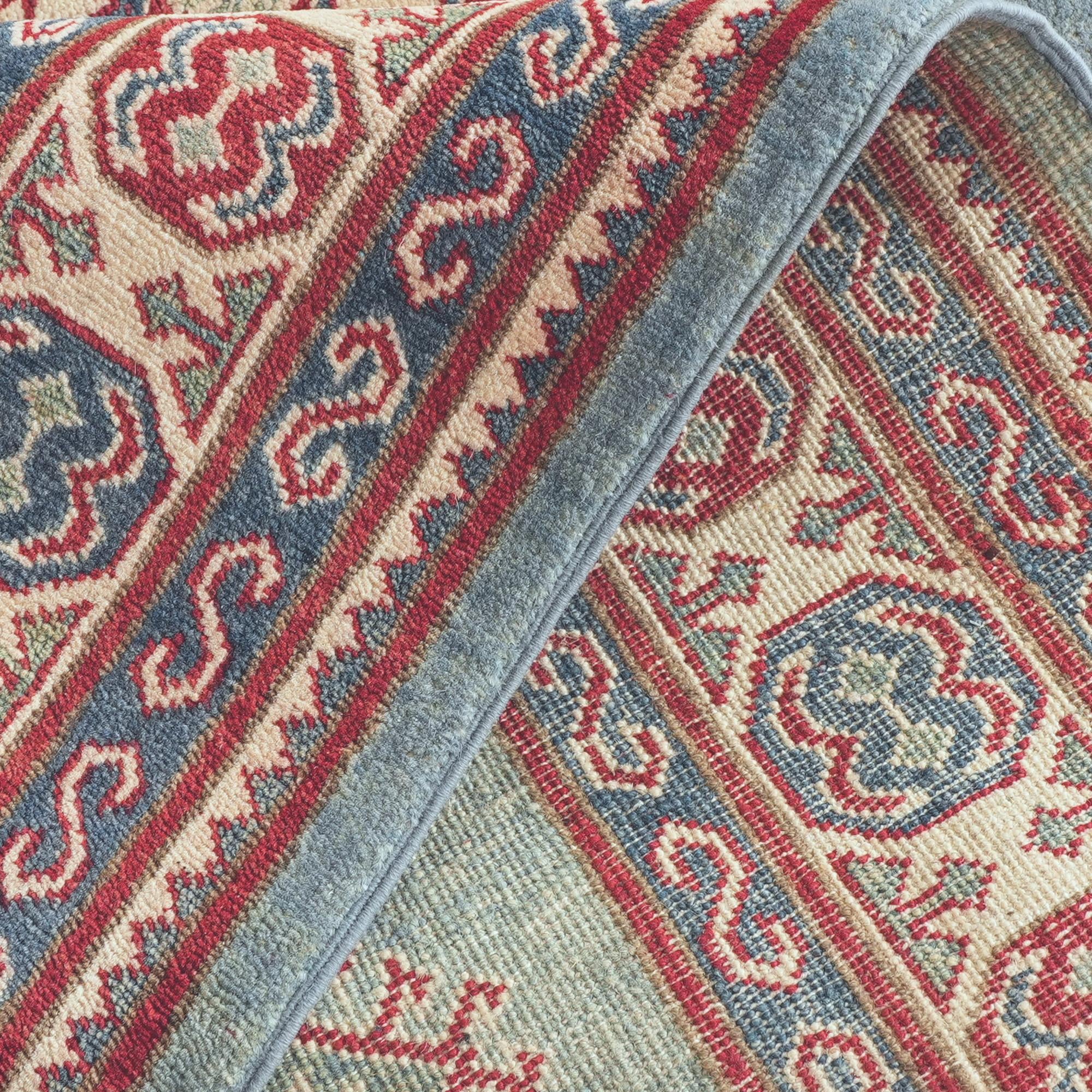 Detail image 8 of 10: 5' 3 x 5' 10 Hand Knotted Kazak Square Rug
