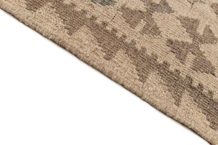 9' 10 x 10' 3 Hand Woven Kilim Maymana Wool Square Rug