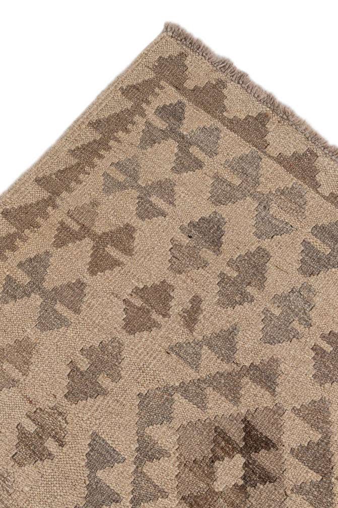 9' 10 x 10' 3 Hand Woven Kilim Maymana Wool Square Rug