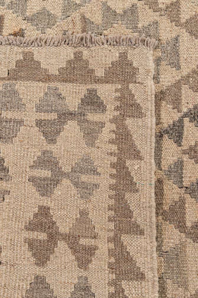 9' 10 x 10' 3 Hand Woven Kilim Maymana Wool Square Rug