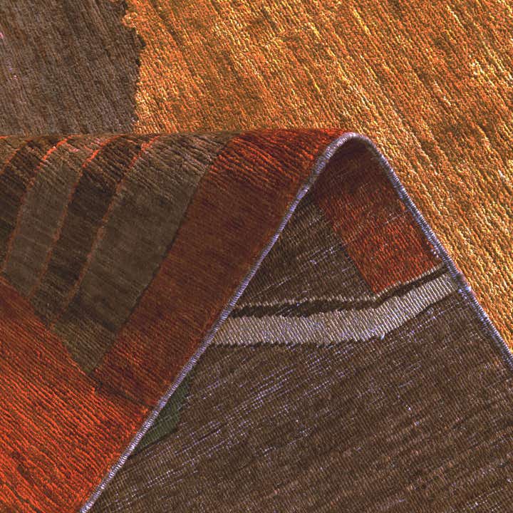 6' 6 x 6' 6 Hand Knotted Ziegler Modern Square Rug