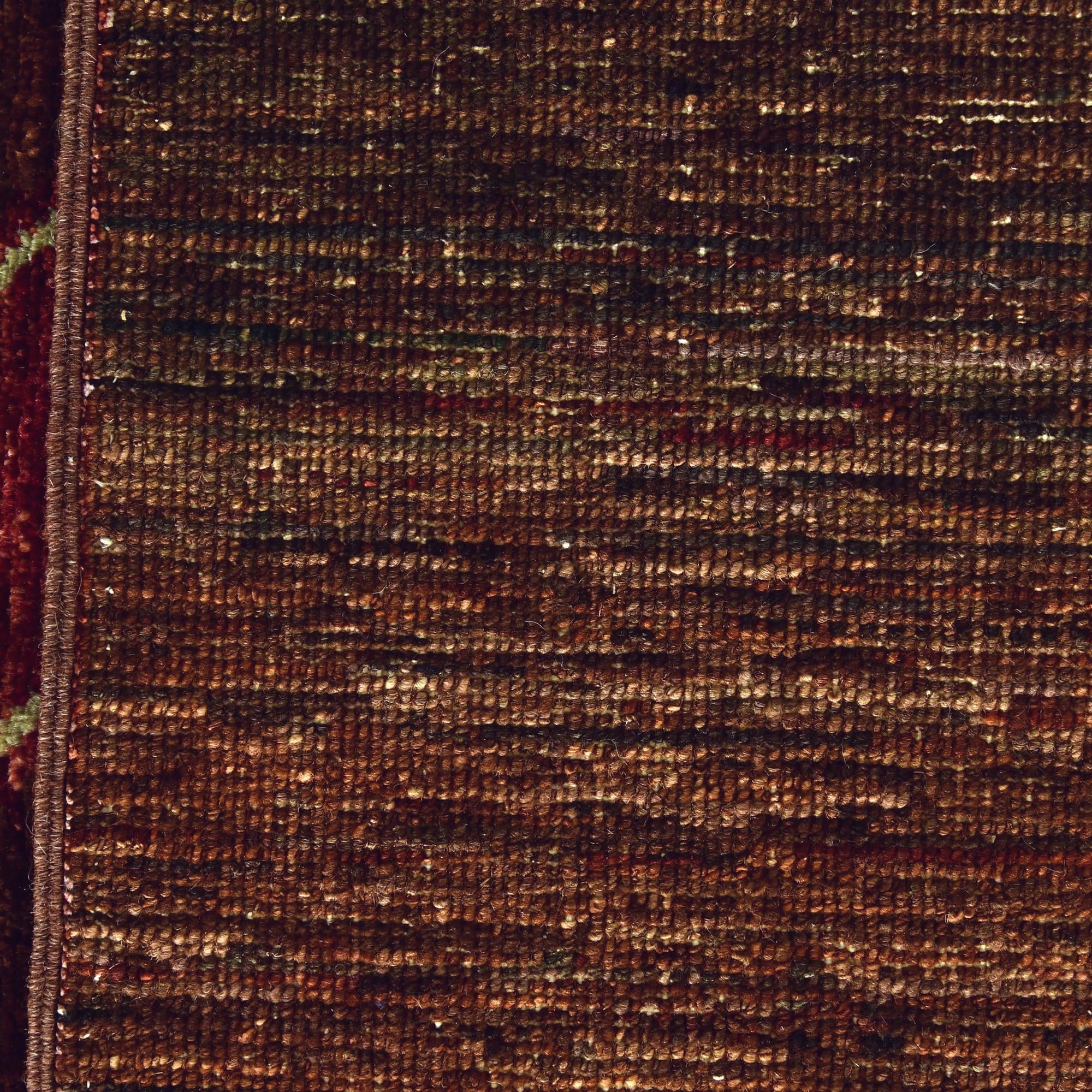 4' x 4' 3 Hand Knotted Ziegler Modern Square Rug
