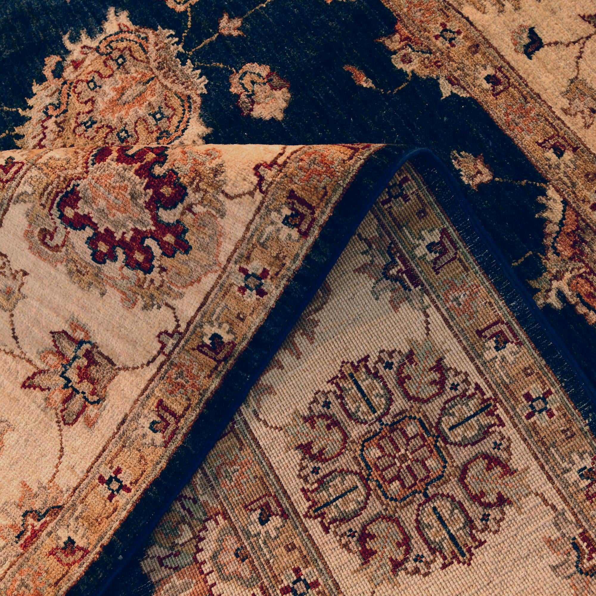 6' 7 x 6' 9 Hand Knotted Ziegler Square Rug