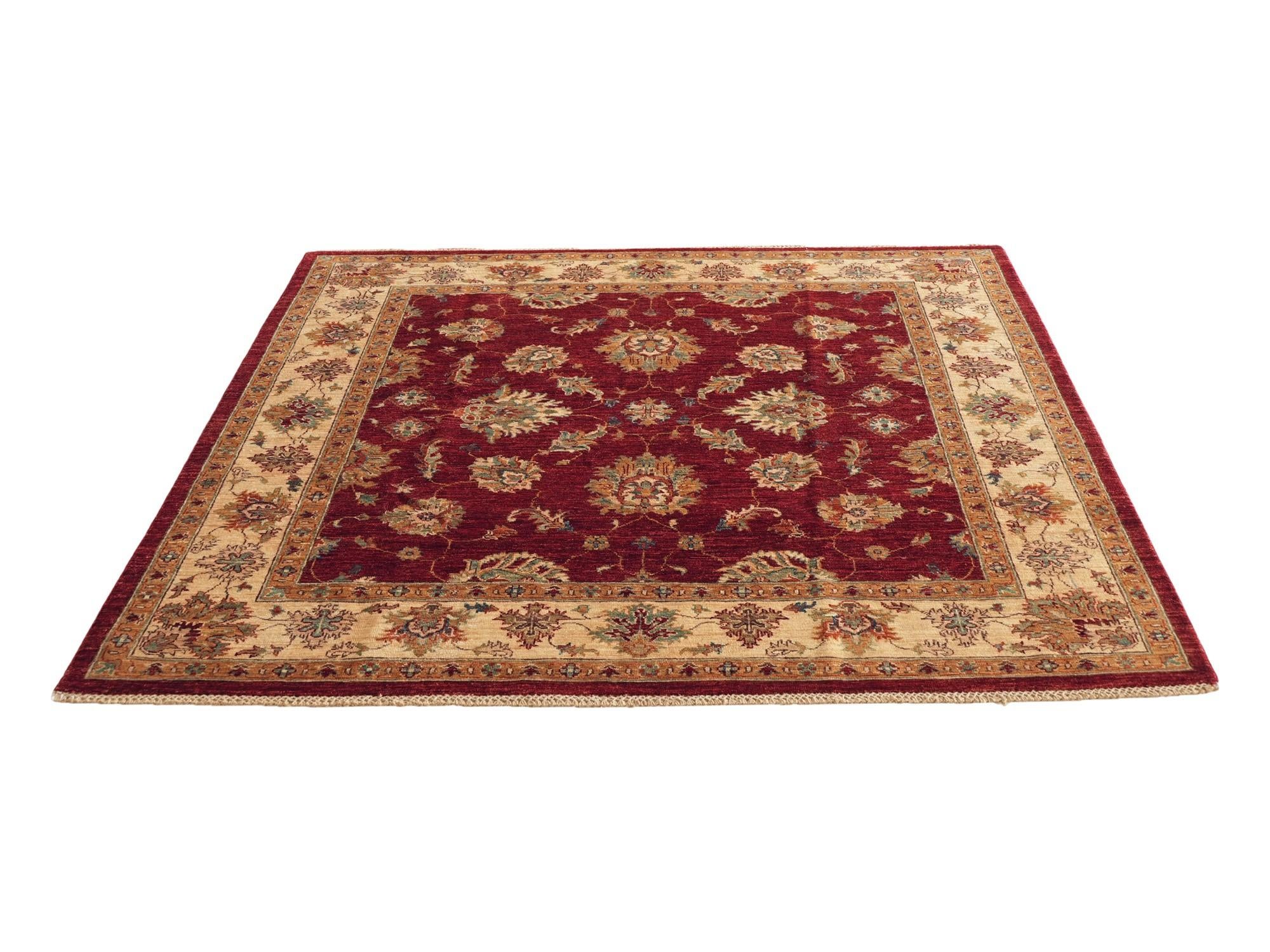 Detail image 5 of 10: 6' 2 x 6' 4 Hand Knotted Ziegler Square Rug