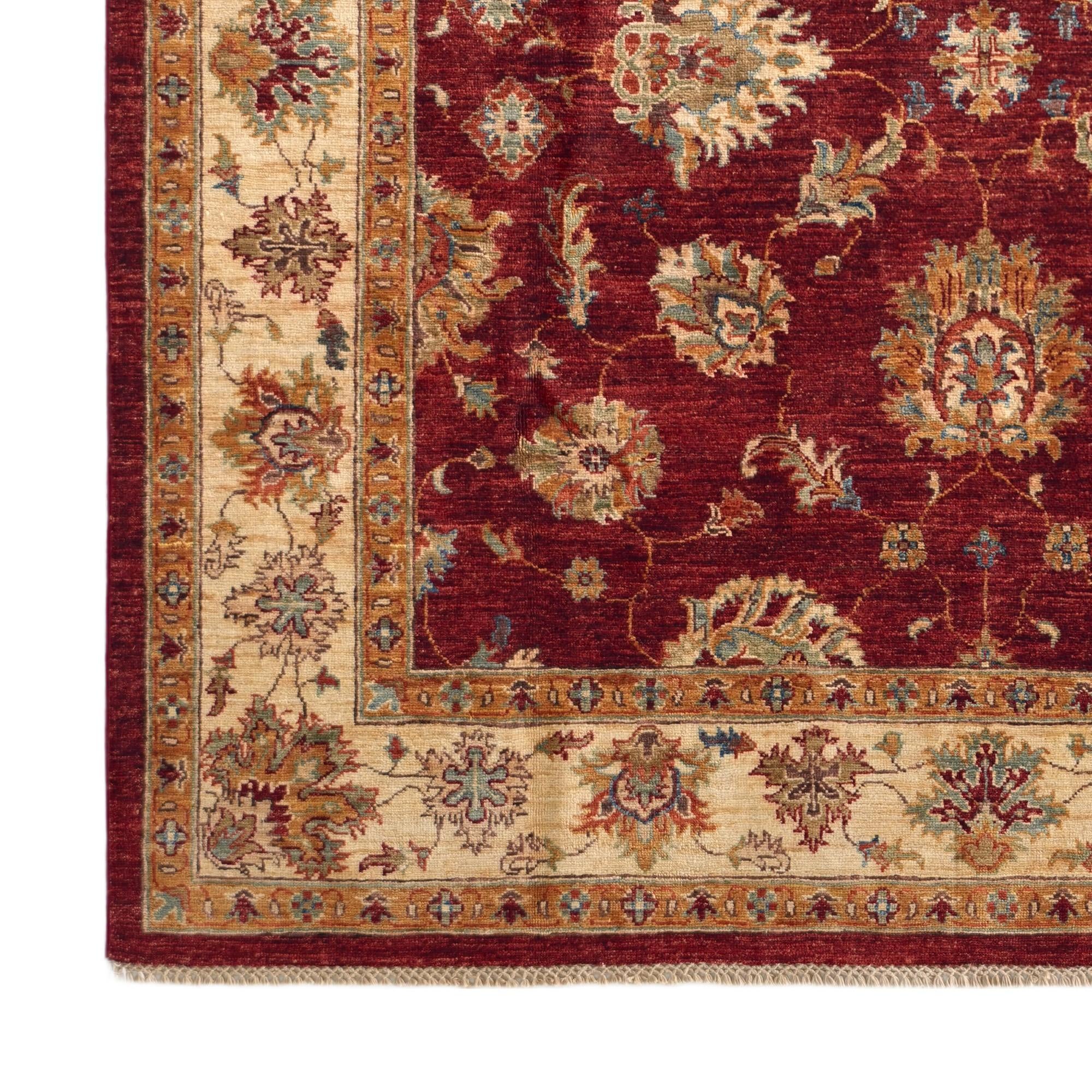 Detail image 7 of 10: 6' 2 x 6' 4 Hand Knotted Ziegler Square Rug