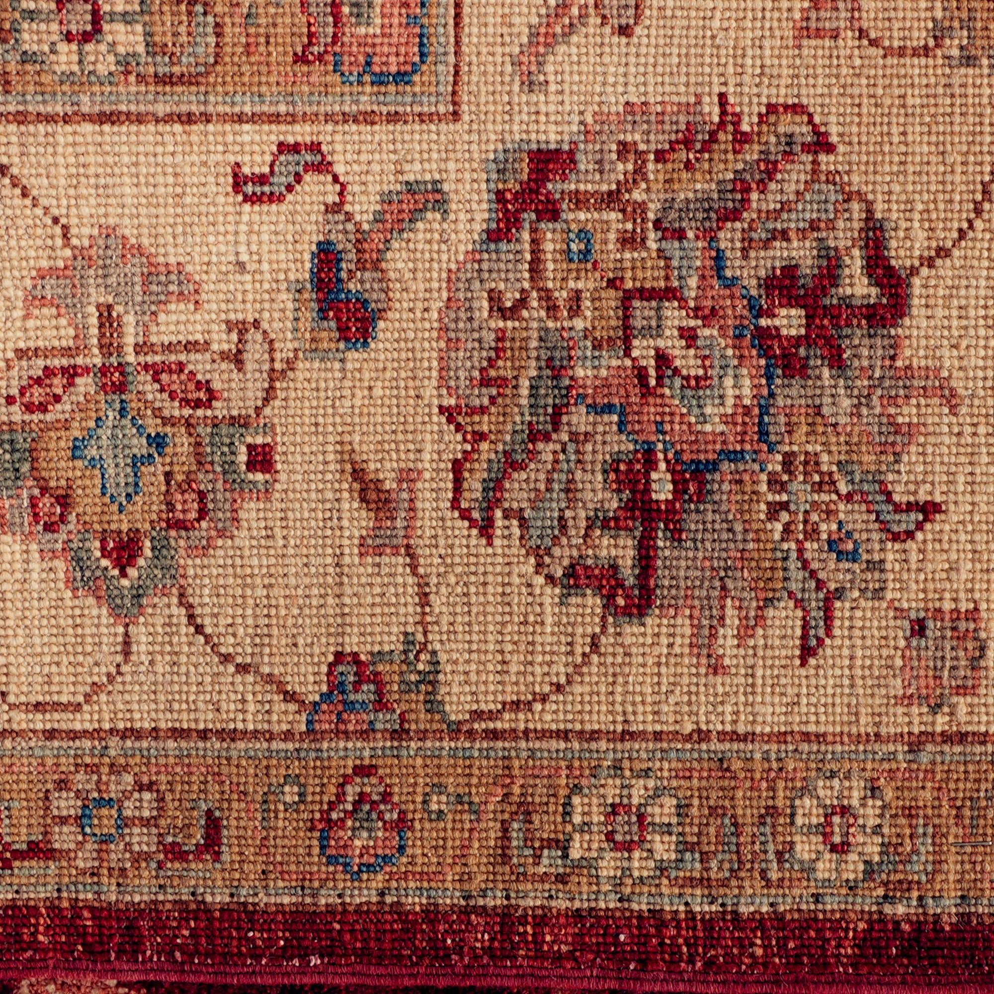 Detail image 8 of 10: 6' 7 x 6' 9 Hand Knotted Ziegler Square Rug