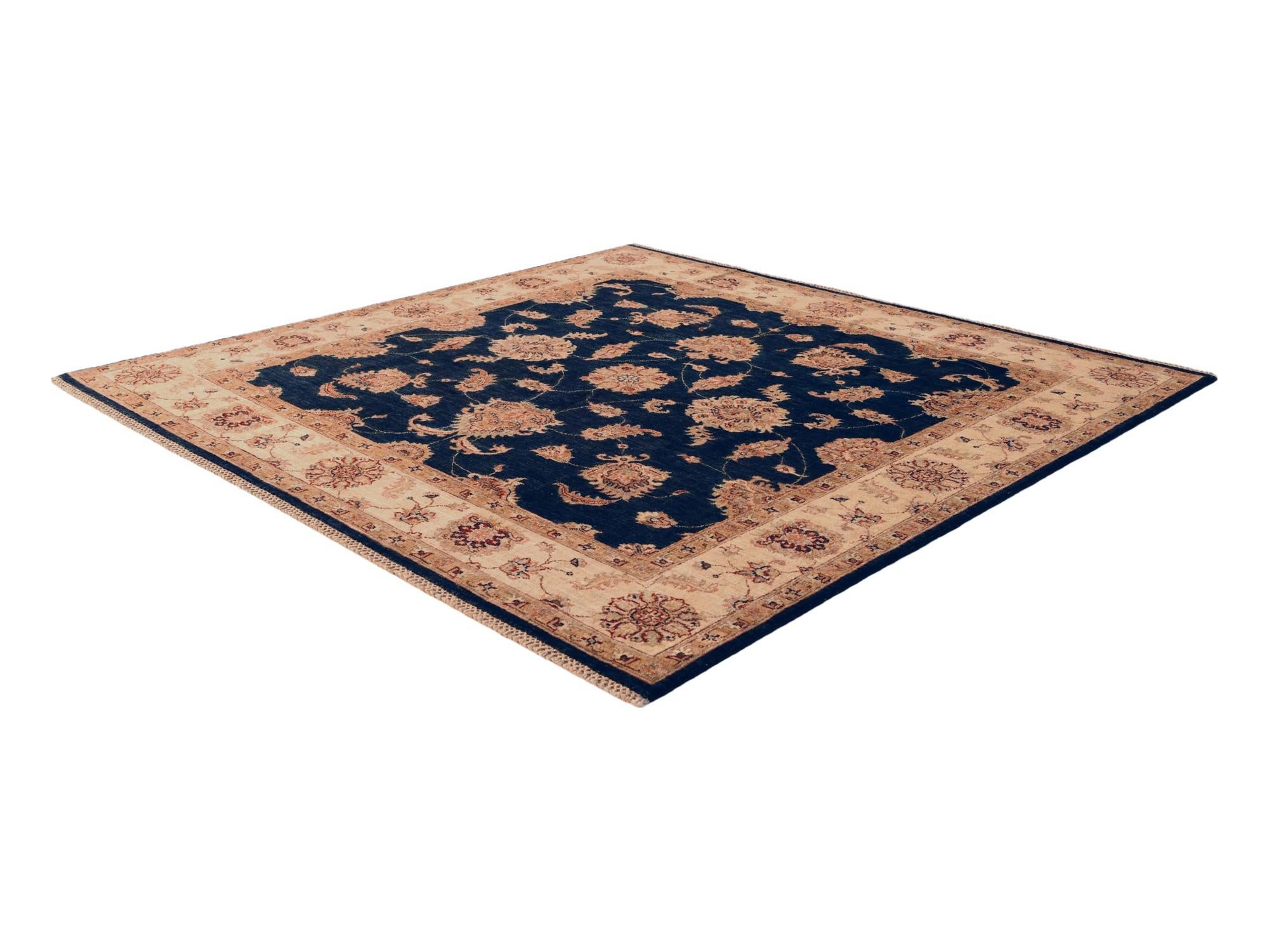 5' 11 x 6' Hand Knotted Ziegler Square Rug