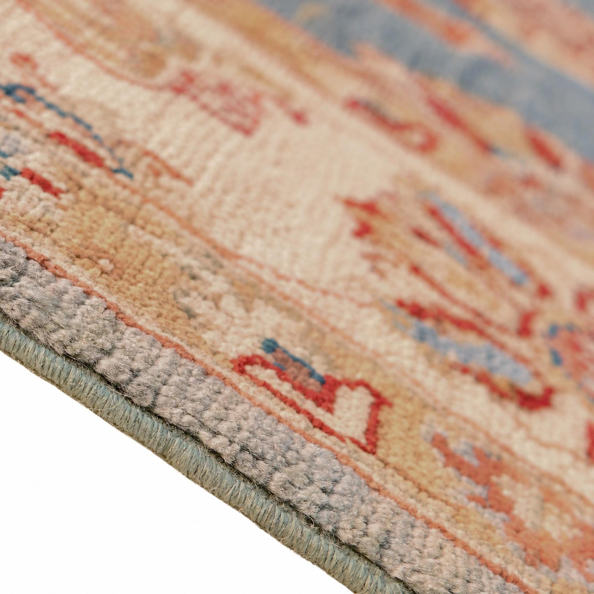 185cm x 185cm Hand Knotted Ziegler Square Rug