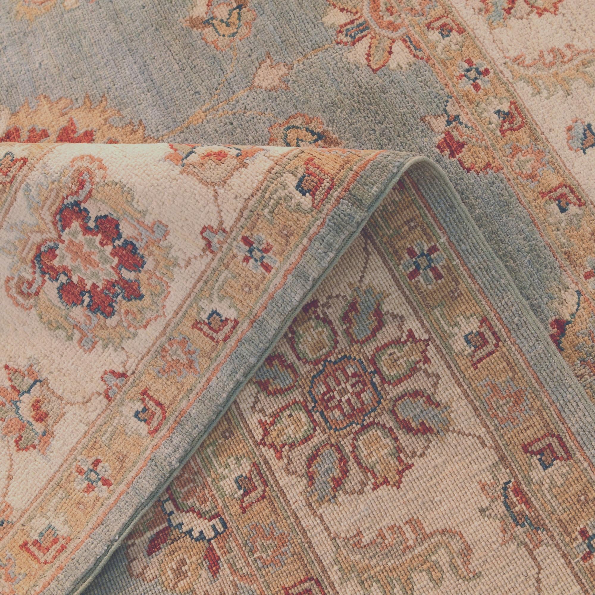 6' x 6' 1 Hand Knotted Ziegler Square Rug