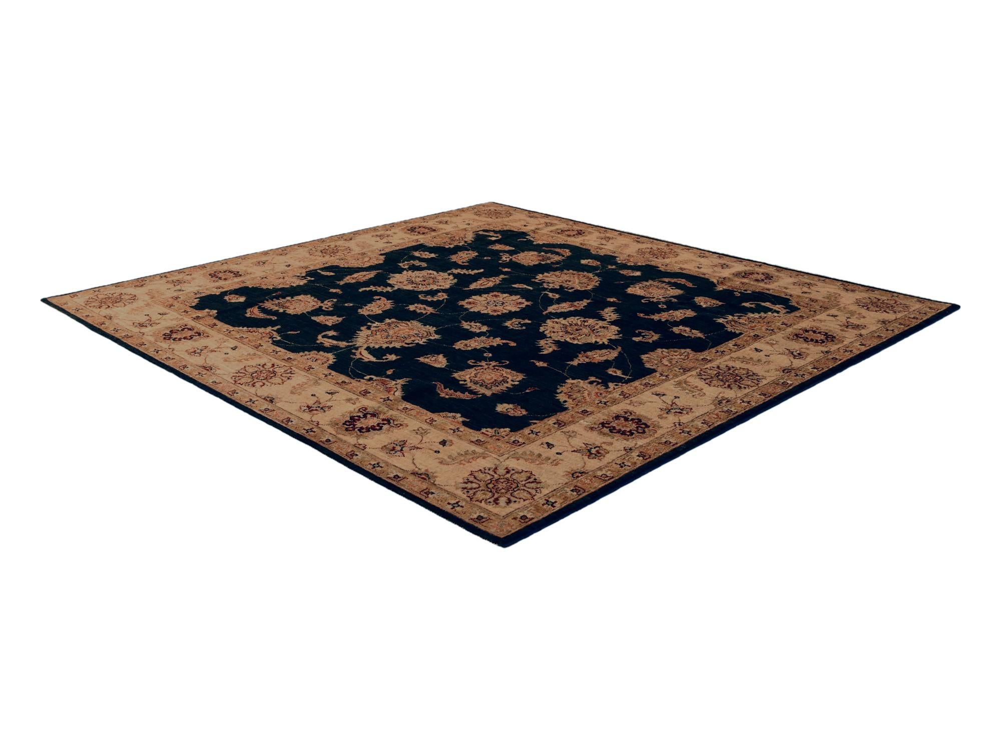 5' 11 x 6' 3 Hand Knotted Ziegler Square Rug