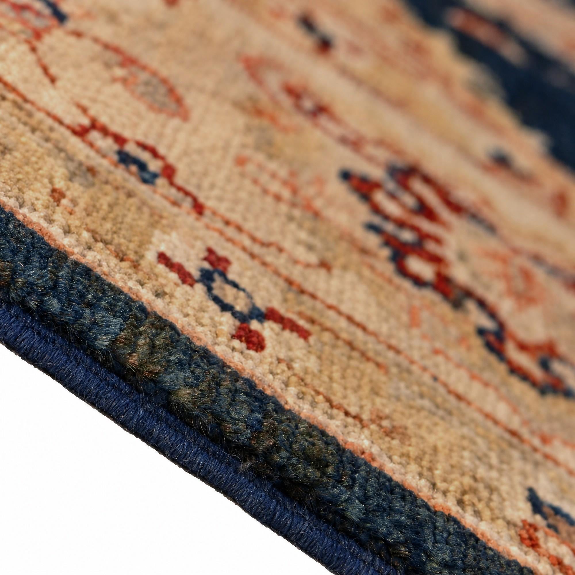 180cm x 190cm Hand Knotted Ziegler Square Rug