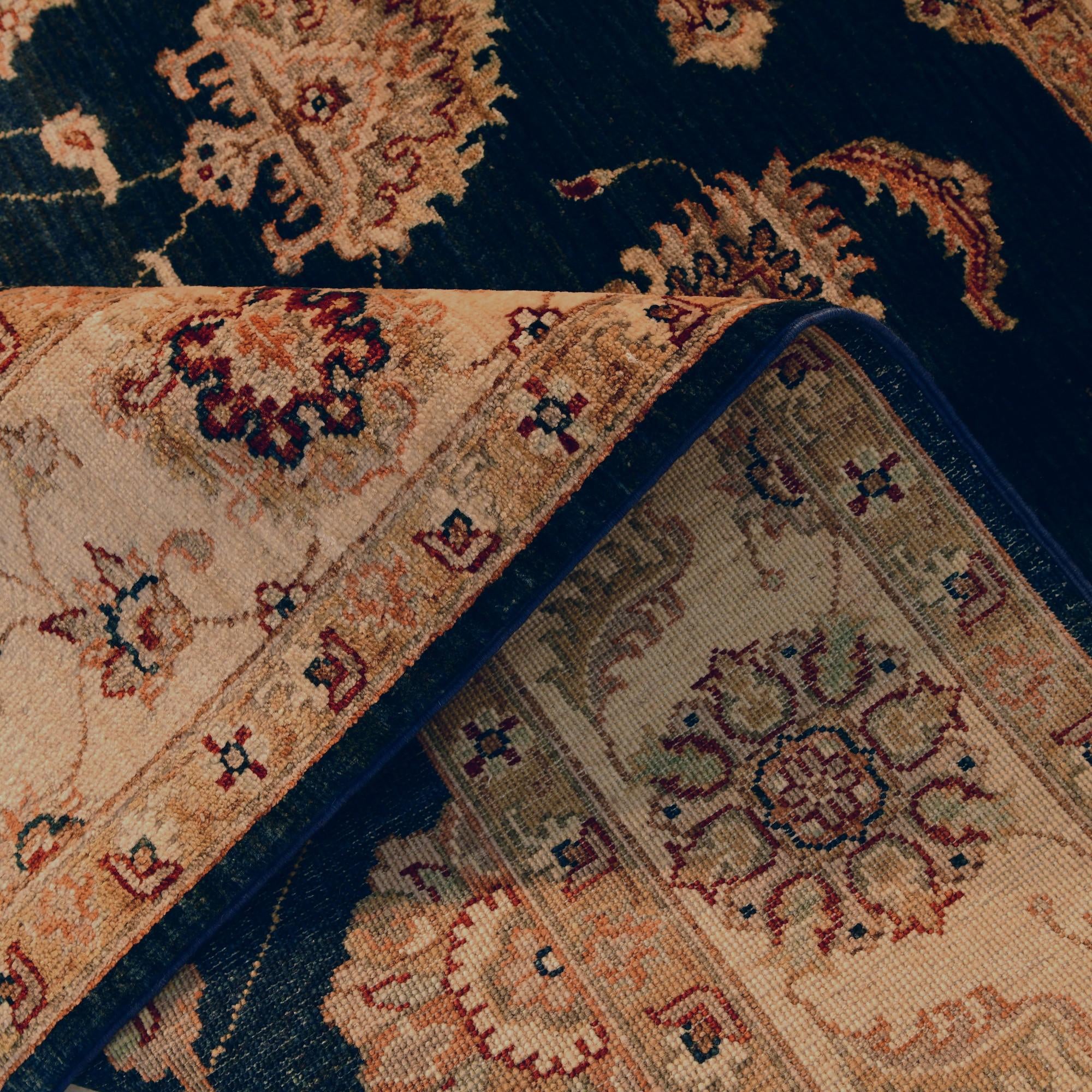 5' 11 x 6' 3 Hand Knotted Ziegler Square Rug