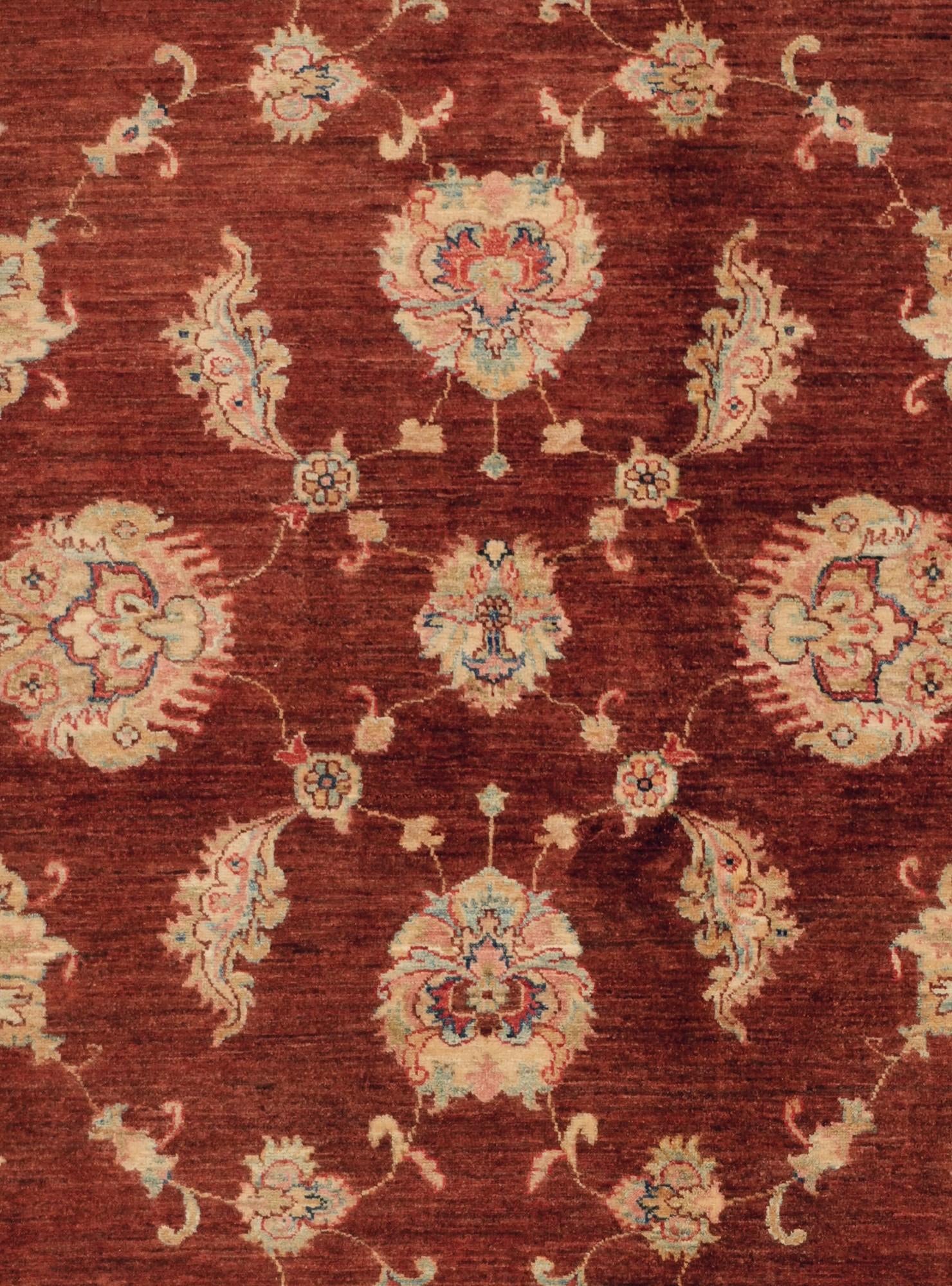6' 6 x 6' 8 Hand Knotted Ziegler Square Rug