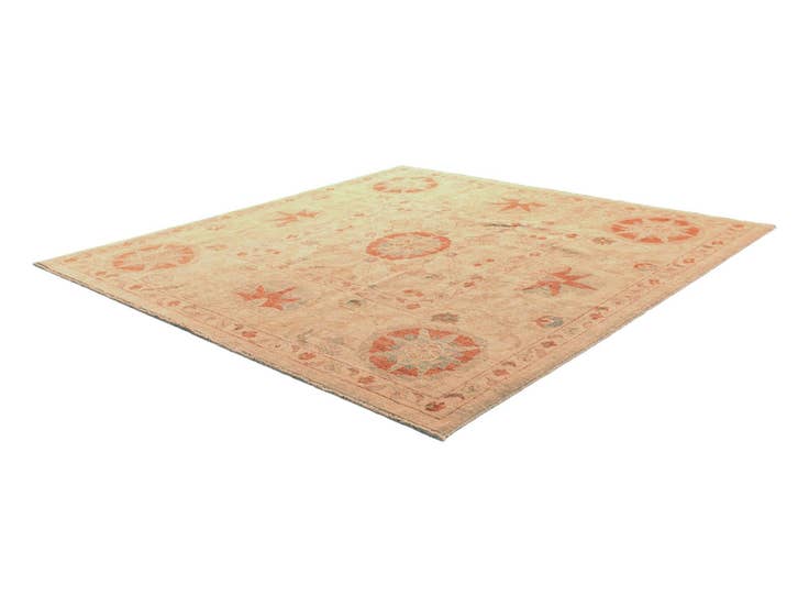 Detail image of 6' x 6' Hand Knotted Ziegler Square Rug