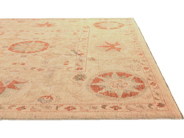 Detail image of 6' x 6' Hand Knotted Ziegler Square Rug
