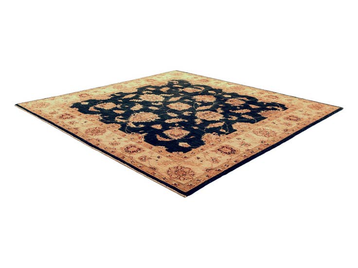 Detail image of 5' 9 x 5' 10 Hand Knotted Ziegler Square Rug