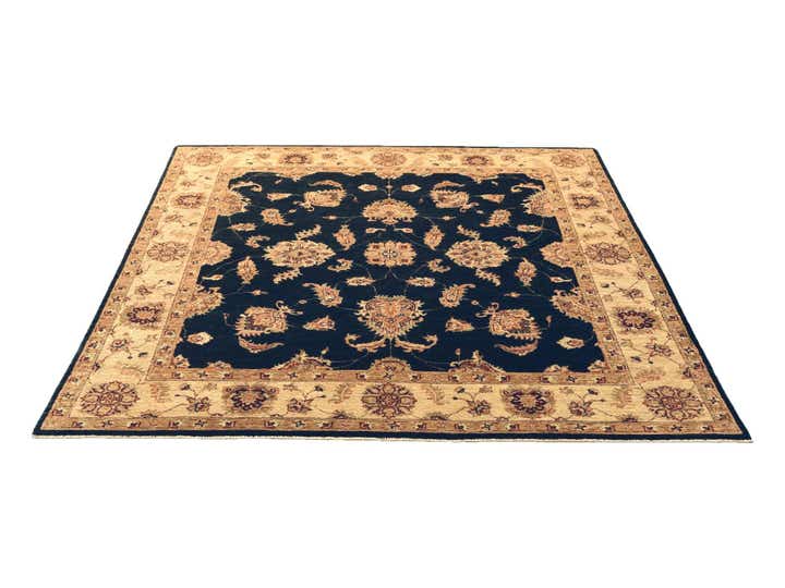 5' 9 x 5' 10 Hand Knotted Ziegler Square Rug