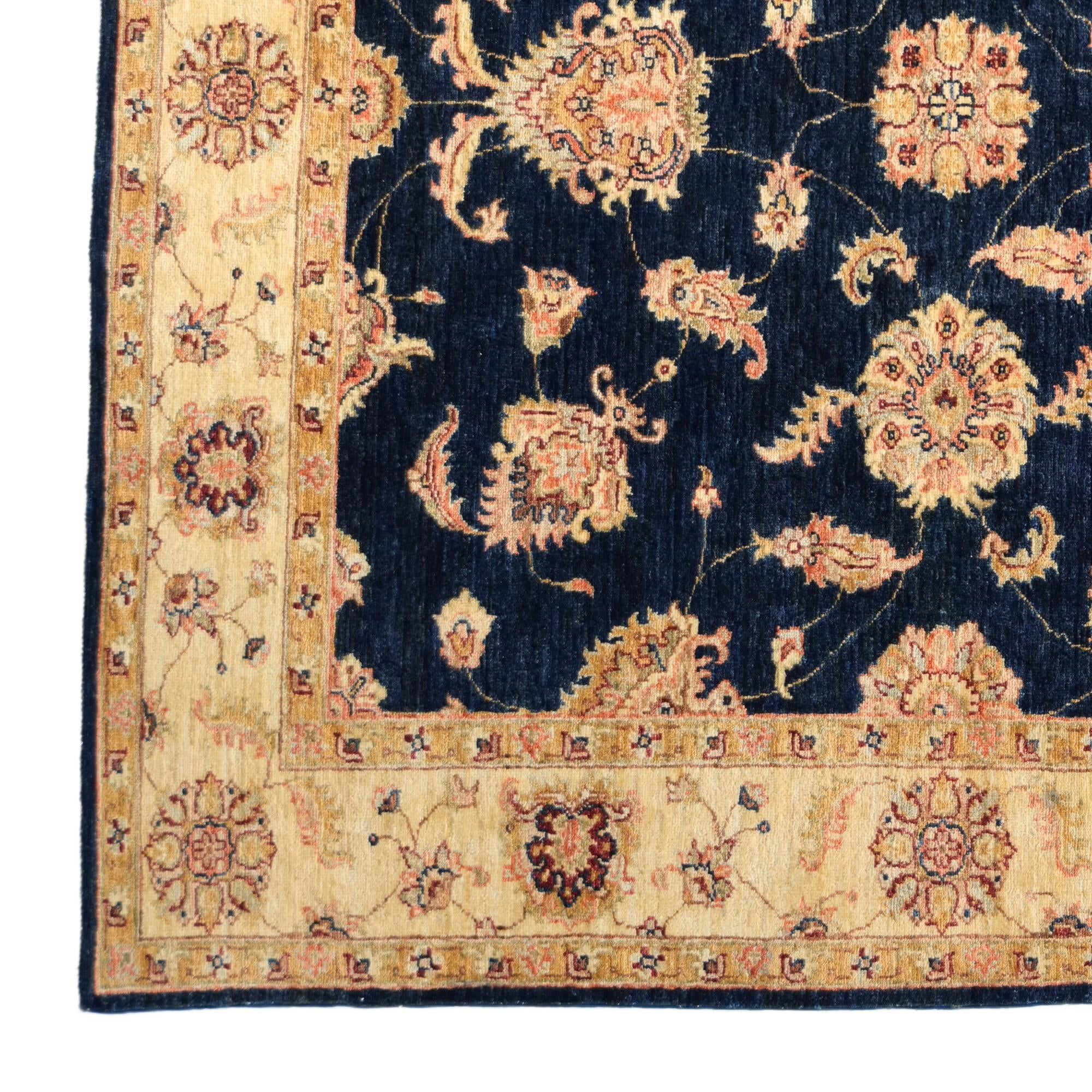 5' 9 x 5' 10 Hand Knotted Ziegler Square Rug