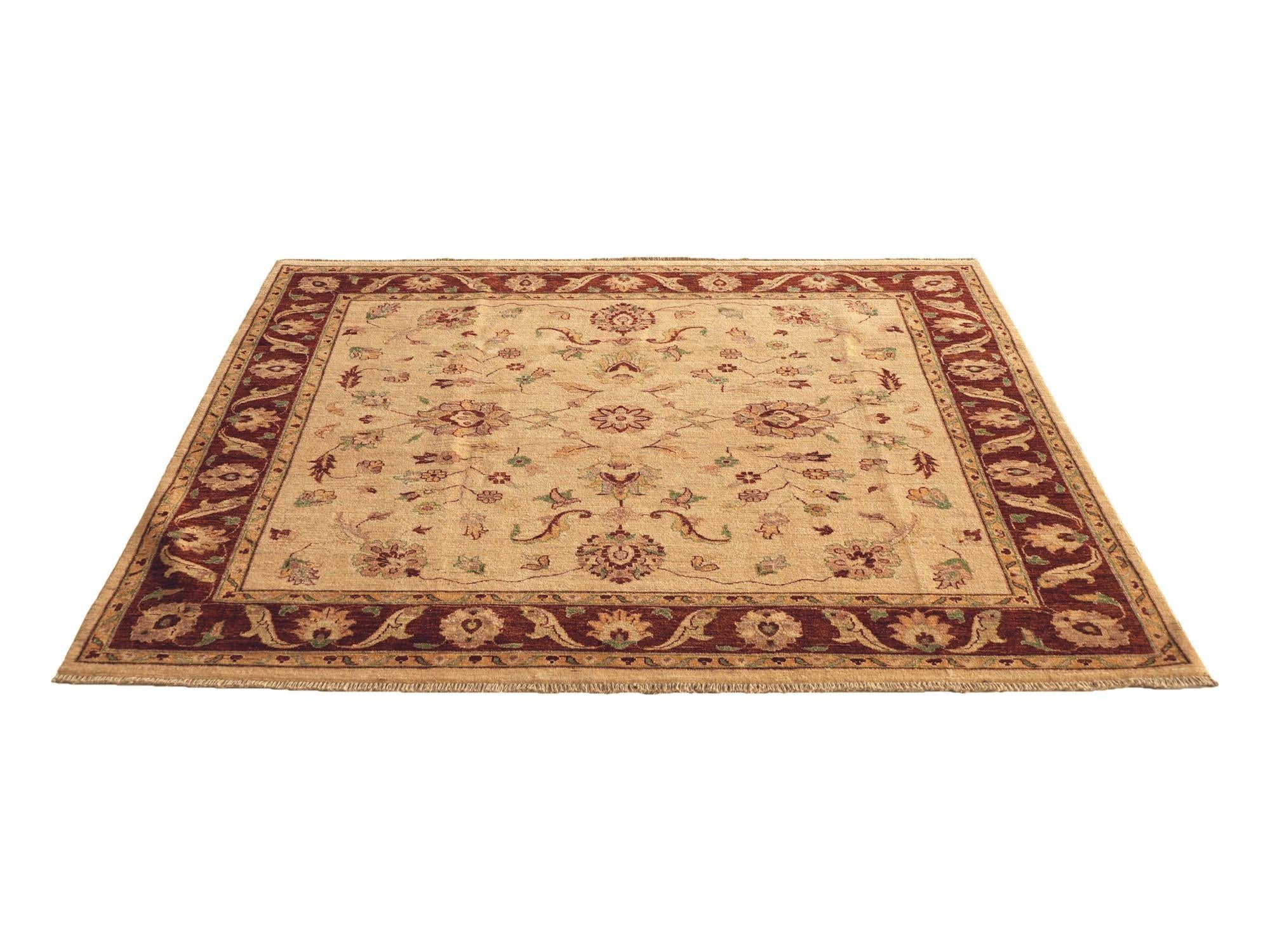 Detail image 5 of 10: 6' 3 x 6' 4 Hand Knotted Ziegler Square Rug