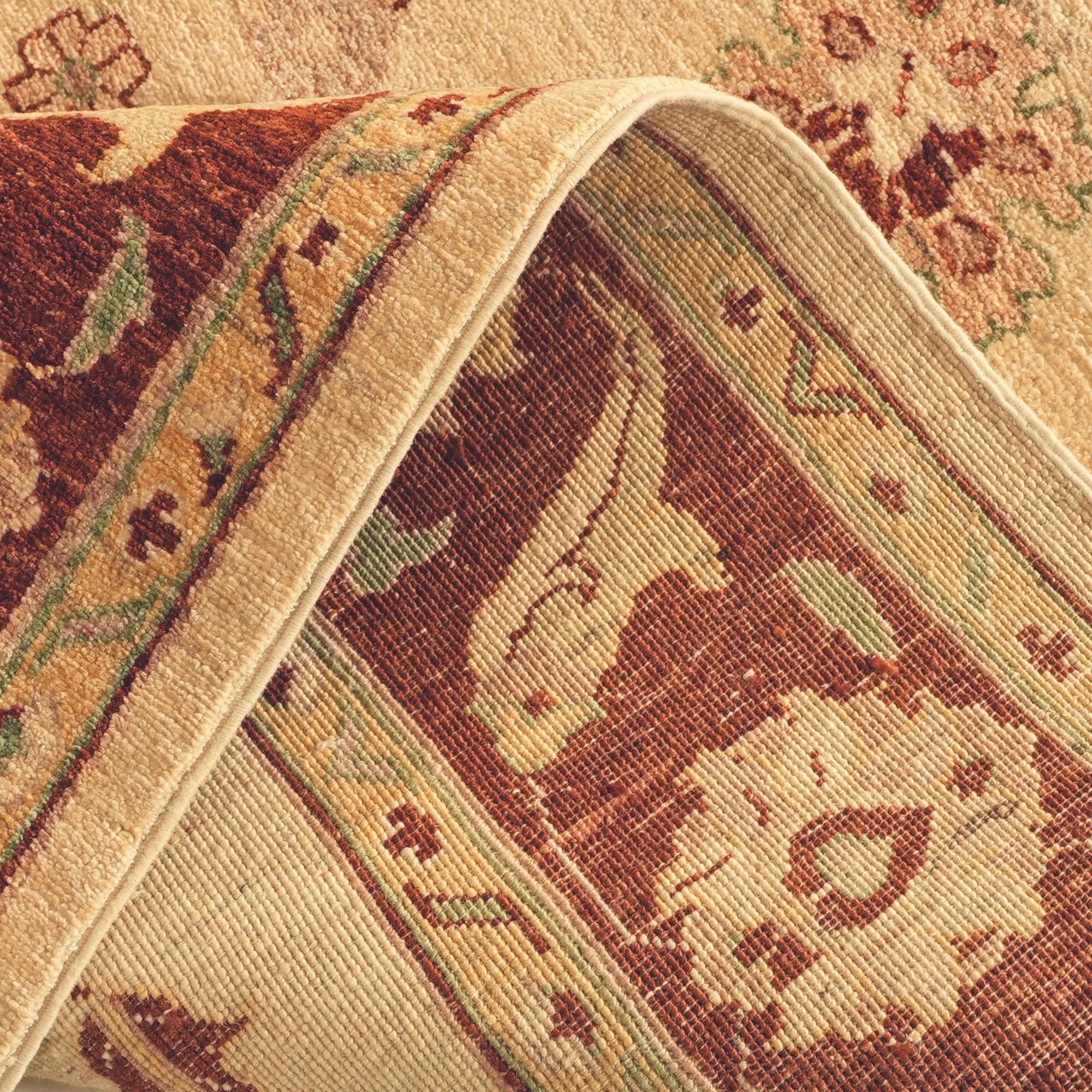 Detail image 8 of 10: 6' 3 x 6' 4 Hand Knotted Ziegler Square Rug