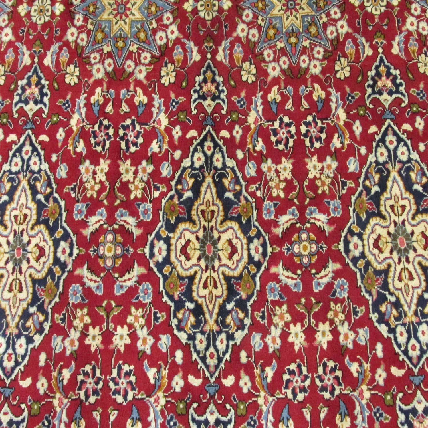 Red 5' 7 x 15' 5 Hand Knotted Isfahan Persian Wool Runner Rug eSaleRugs