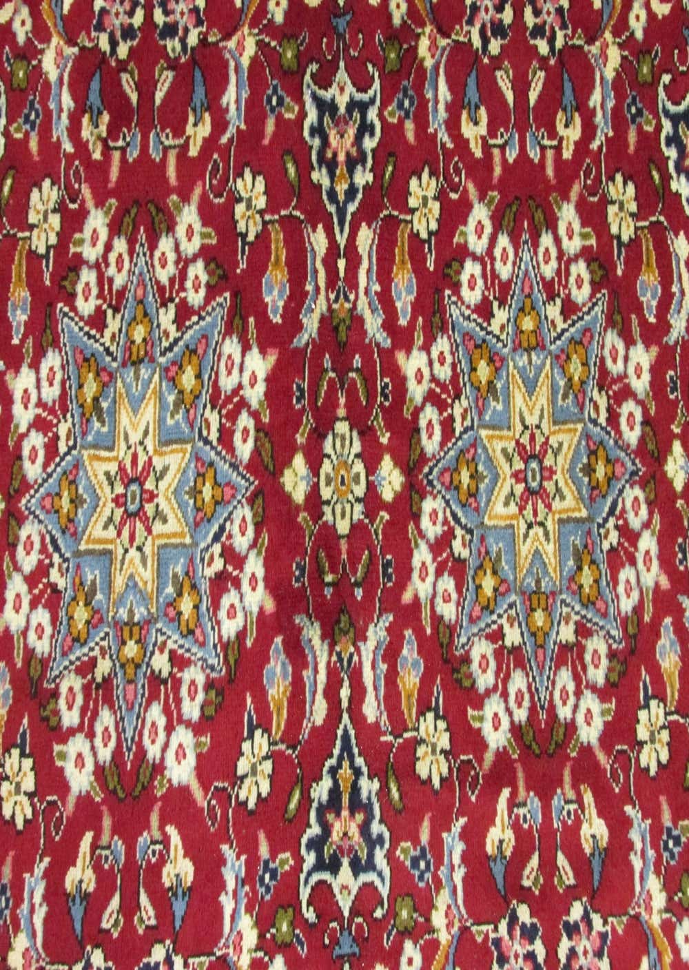 Red 5' 7 x 15' 5 Hand Knotted Isfahan Persian Wool Runner Rug eSaleRugs