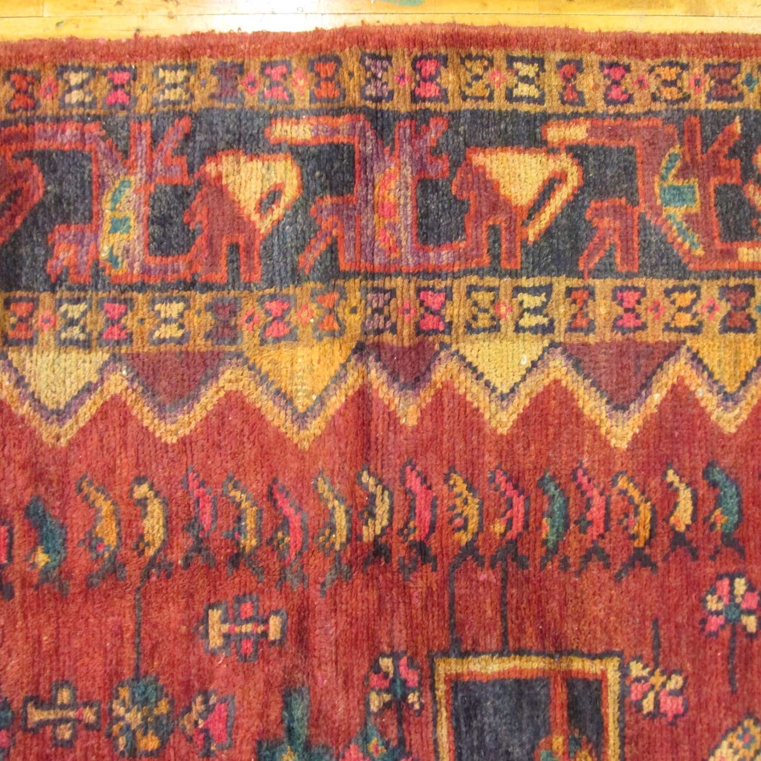 Red 5' 1 x 7' 9 Hamedan Persian Rug eSaleRugs