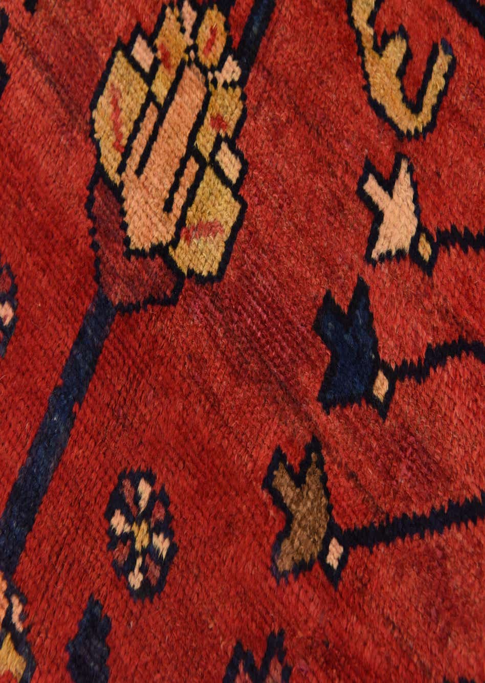 Red 4' x 6' 8 Hamedan Persian Rug eSaleRugs