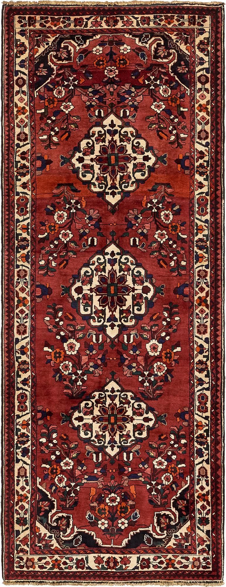 Red 3' 10 x 9' 8 Bakhtiar Persian Runner Rug eSaleRugs