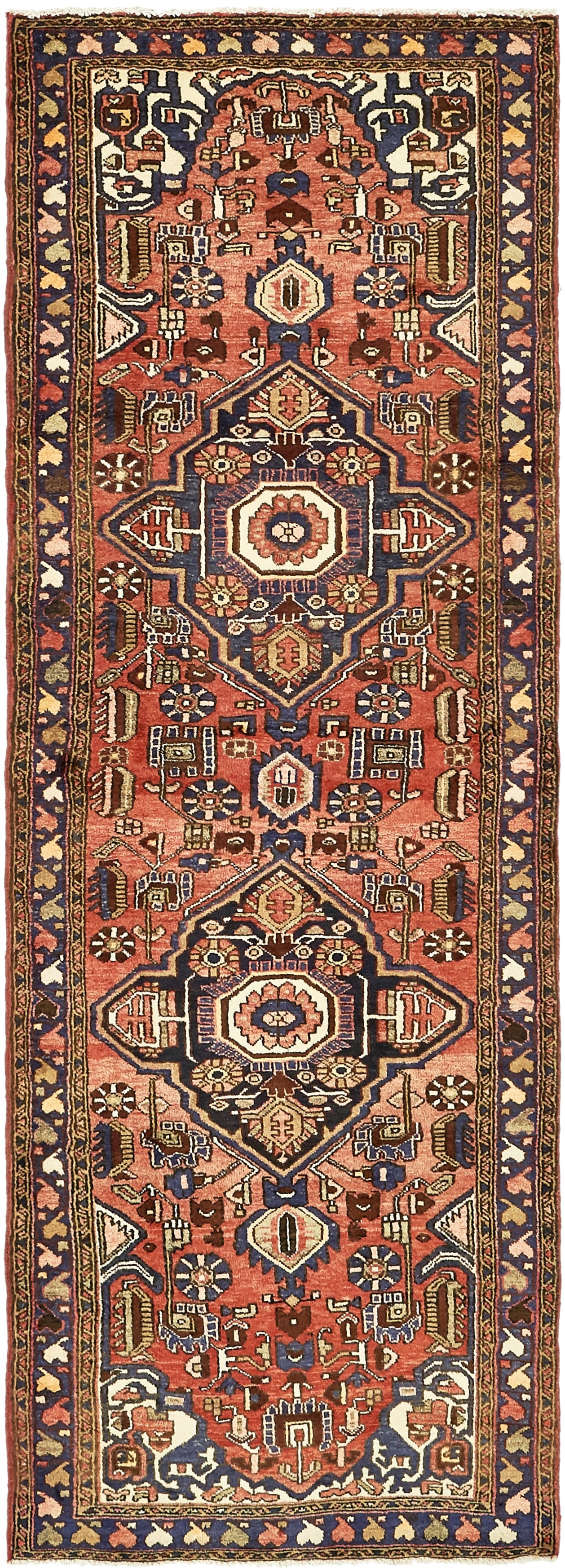 105cm x 292cm Hamedan Persian Runner ...