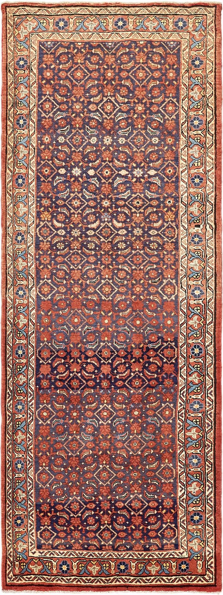 Image of 115cm x 318cm Farahan Persian Runner ...