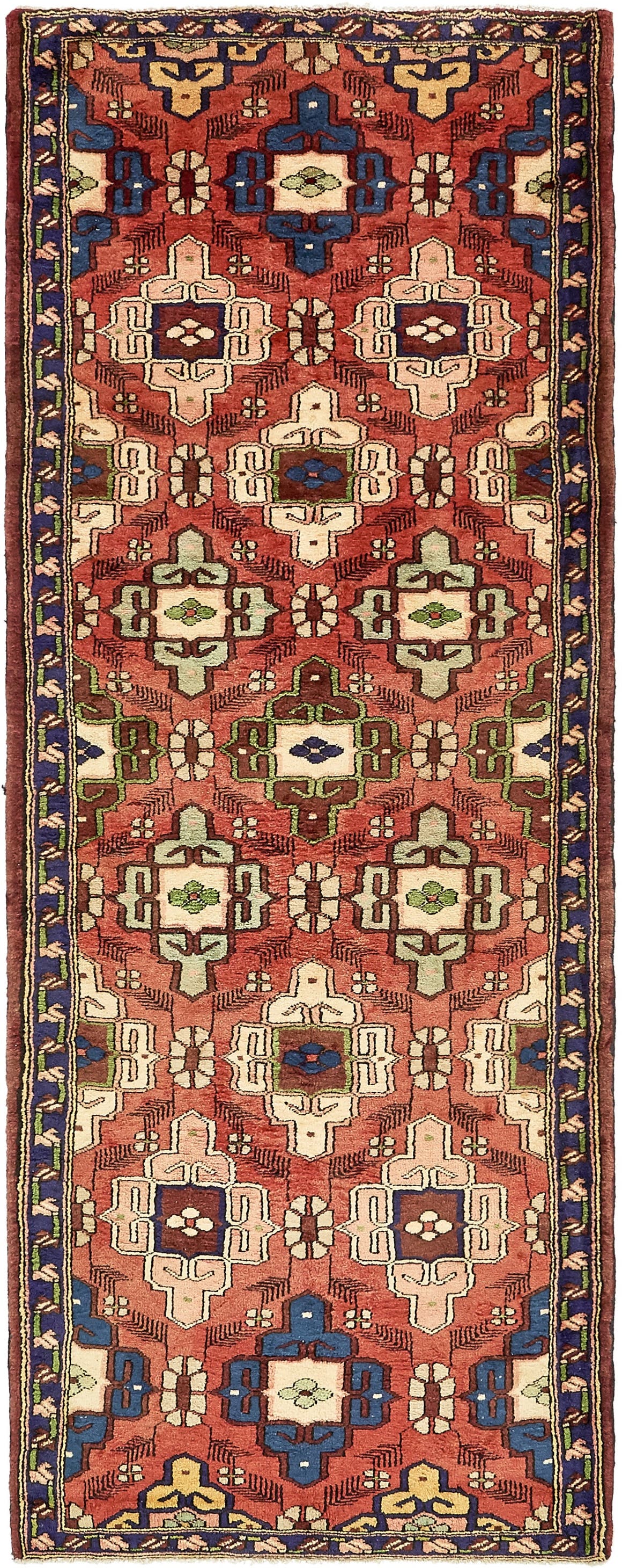Red 3' 10 x 9' 10 Bakhtiar Persian Runner Rug eSaleRugs