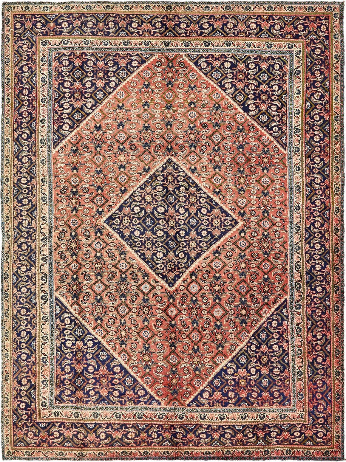 Red 9' 6 x 12' 7 Farahan Persian Rug eSaleRugs