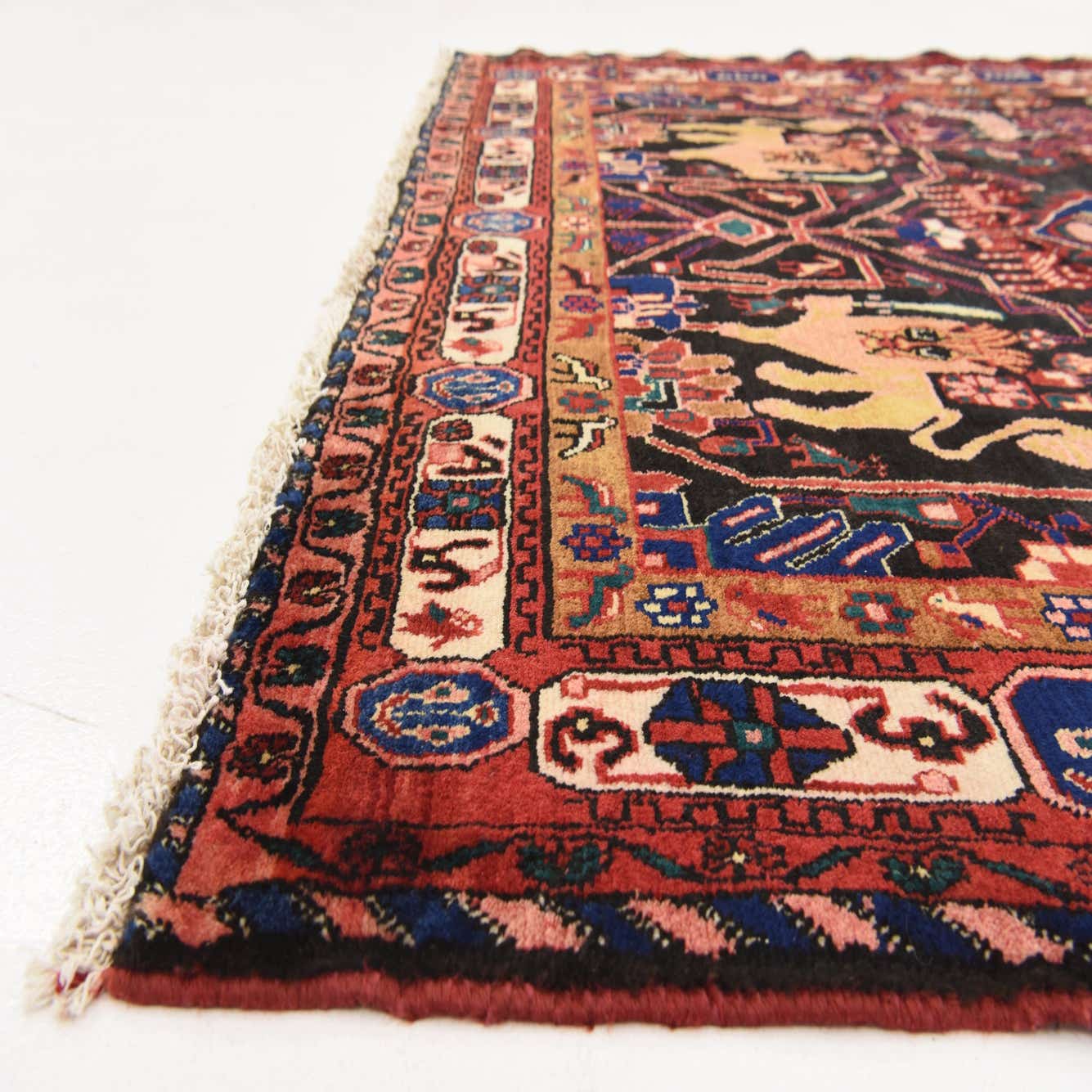 Navy Blue 5' 6 x 9' 6 Nahavand Persian Rug