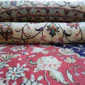 350cm x 400cm Qom Persian Oval Rug thumbnail