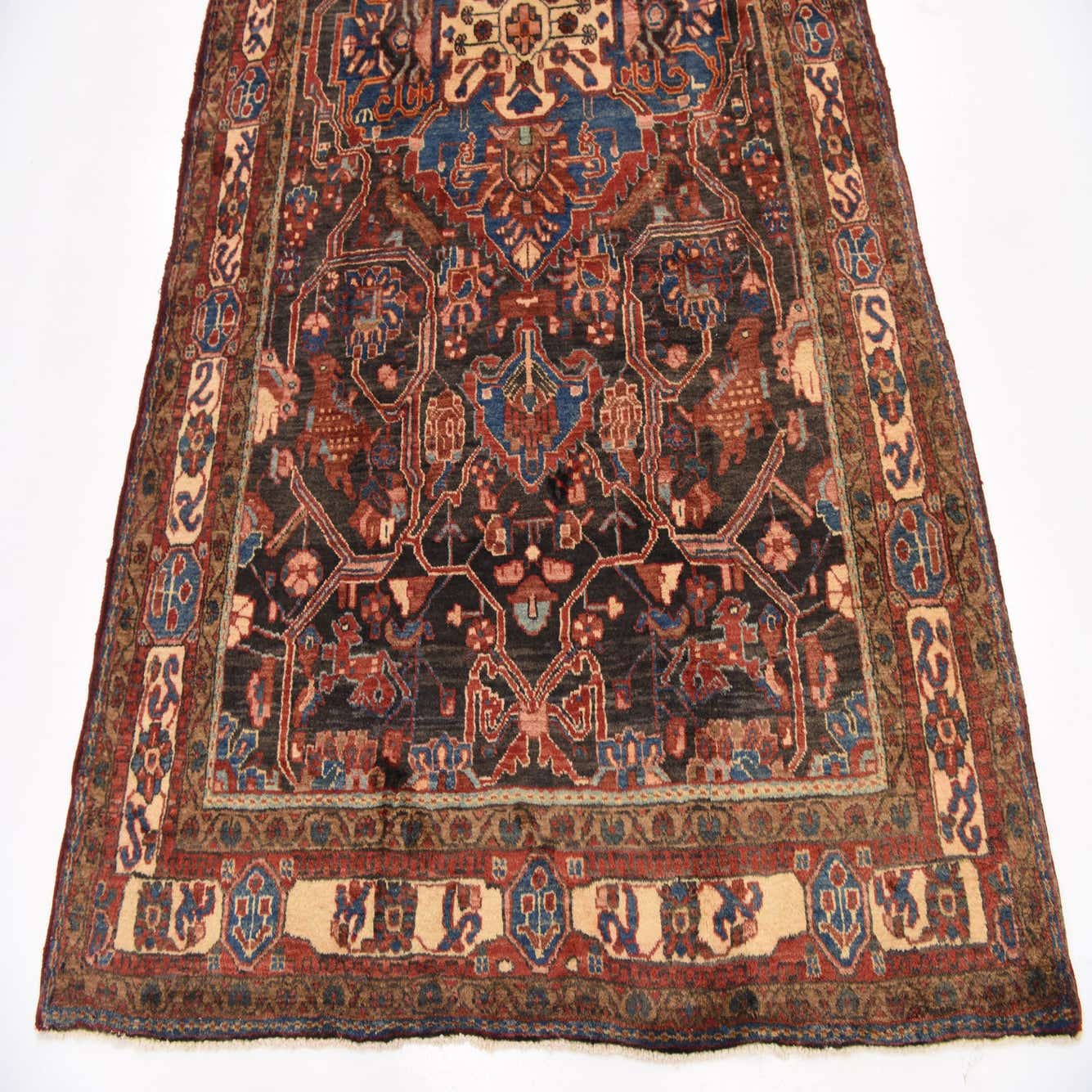 Navy Blue 5' 2 x 9' 4 Hand Knotted Nahavand Persian Wool Rug eSaleRugs